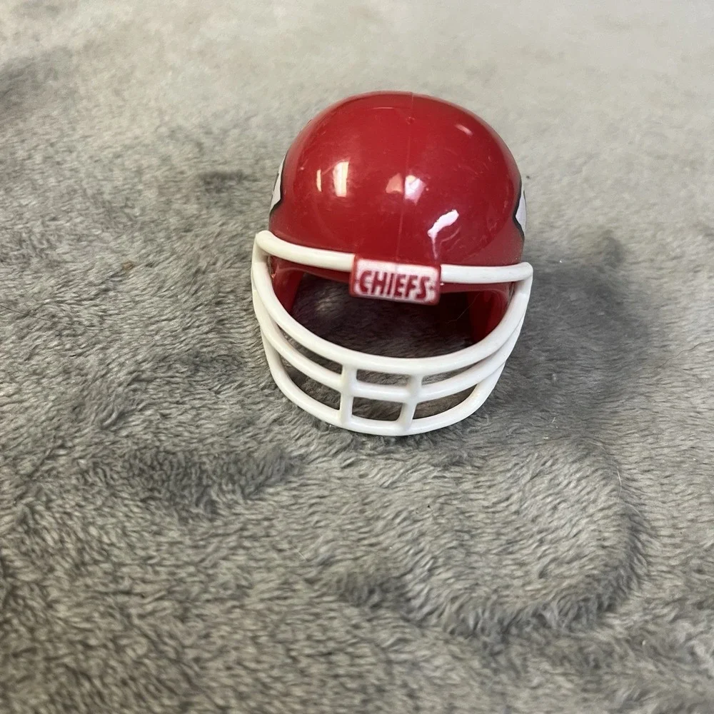 Kansas City Chiefs MIGHTY RACERS Replacement MINI Football HELMET Cake Topper